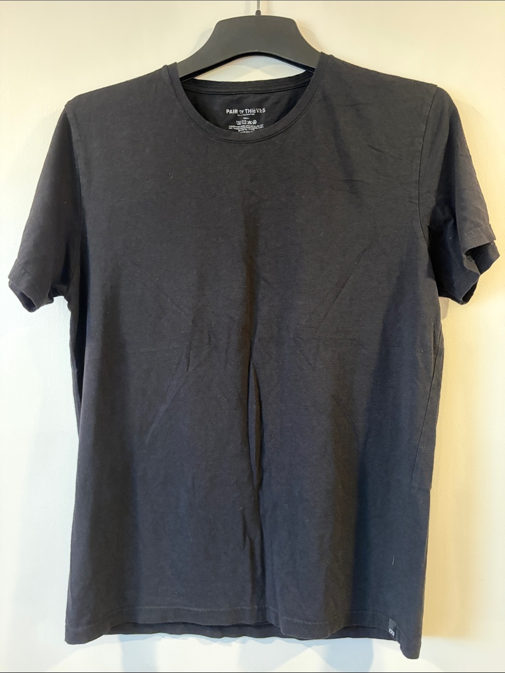 Classic Black Crewneck Short Sleeve Tee - Pair of Thieves